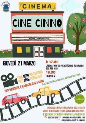 CINECINNO                 21 Marzo ore 17:45 foto 